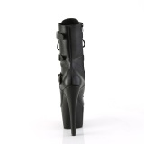 ADORE-1043 - 18 cm platform high heels boots vegan zwarte
