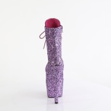 ADORE-GWR 18 cm pleaser hoge hakken boots plateau glitter lavendel