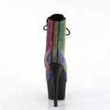 ADORE-RRS 18 cm pleaser hoge hakken boots plateau strass