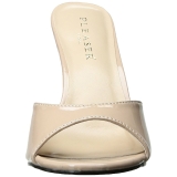 Beige 10 cm CLASSIQUE-01 womens mules shoes