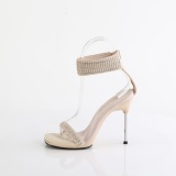Beige 11,5 cm CHIC-40 fabulicious naaldhak sandalen
