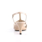 Beige 8 cm BELLE-322 transvestite shoes