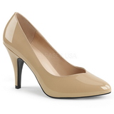 Beige Lak 10 cm DREAM-420 Hoge Hakken Pumps voor Heren