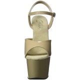 Beige Lak 18 cm ADORE-709 Hoge Hakken Plateau