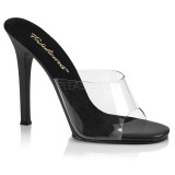 Black 11,5 cm FABULICIOUS GALA-01 womens mules shoes