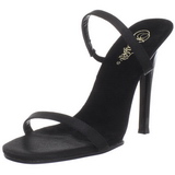 Black 11,5 cm Fabulicious GALA-02 Women Mules Shoes