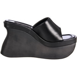 Black 11,5 cm PACE-01 Goth Platform Sandals Womens