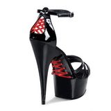 Black 15 cm Pleaser DELIGHT-662 High Heels Platform