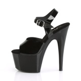 Black 18 cm ADORE-708N Platform High Heels Shoes