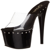 Black 18 cm Pleaser ADORE-701LS Mules Platform