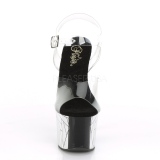 Black 18 cm Pleaser SKY-308CP-3 Pole dancing sandals