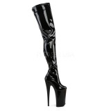 Black 25 cm BEYOND-4000 Platform Thigh High Boots