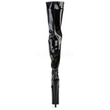 Black 25 cm BEYOND-4000 Platform Thigh High Boots