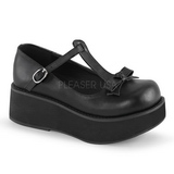 Black 6 cm SPRITE-03 lolita shoes gothic platform shoes