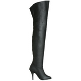 Black Leather 10,5 cm LEGEND-8868 overknee high heel boots