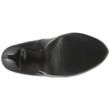 Black Leatherette 13,5 cm CHLOE-02 big size pumps shoes