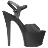 Black Leatherette 18 cm Pleaser SKY-309 High Heels Platform