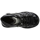 Black Leatherette 7,5 cm NEPTUNE-100 Platform Mens Gothic Shoes