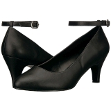Black Leatherette 8 cm DIVINE-431W High Heel Pumps for Men