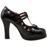 Black Matte 10,5 cm CRYPTO-06 Goth Platform Pumps Shoes