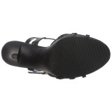 Black Matte 12 cm FLAIR-420 High Heels for Men