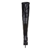 Black Matte 13,5 cm INDULGE-3000 Platform Over Knee Boots