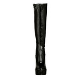 Black Matte 13 cm ELECTRA-2000Z High Heeled Womens Boots for Men