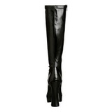 Black Matte 13 cm ELECTRA-2000Z High Heeled Womens Boots for Men