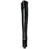 Black Matte 13 cm ELECTRA-3050 High Heeled Overknee Boots