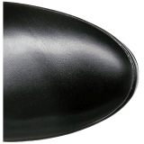 Black Matte 13 cm ELECTRA-3050 High Heeled Overknee Boots