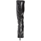 Black Matte 13 cm SEDUCE-2000 High Heeled Womens Boots for Men