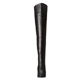 Black Matte 13 cm SEDUCE-3010 Thigh High Boots for Men