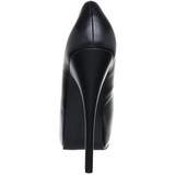 Black Matte 14,5 cm Burlesque BORDELLO TEEZE-06 Platform Pumps