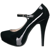 Black Patent 13,5 cm CHLOE-02 big size pumps shoes