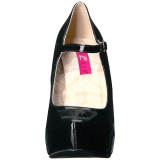 Black Patent 13,5 cm CHLOE-02 big size pumps shoes