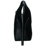 Black Patent 13,5 cm CHLOE-02 big size pumps shoes