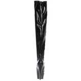 Black Patent 15 cm KISS-3000 Platform Thigh High Boots