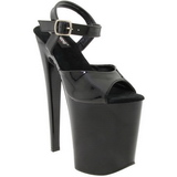 Black Patent 20 cm Pleaser XTREME-809 High Heels Platform