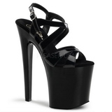 Black Patent 20 cm Pleaser XTREME-872 High Heels Platform