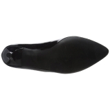 Black Patent 6,5 cm KITTEN-01 big size pumps shoes