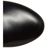 Black Pu 15,5 cm DELIGHT-2023 Platform Knee Boots