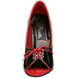 Black Red 12,5 cm SEDUCE-216 Womens Shoes with High Heels