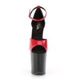 Black Red 20 cm FLAMINGO-889 platform pleaser high heels shoes