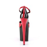 Black Red 20 cm FLAMINGO-889 platform pleaser high heels shoes