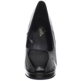 Black Shiny 11,5 cm FLAIR-480 Women pumps for men