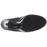 Black Shiny 11,5 cm FLAIR-480 Women pumps for men