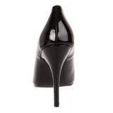 Black Shiny 13 cm SEDUCE-420V Pumps High Heels for Men