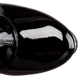 Black Shiny 15,5 cm DELIGHT-3000 High Heeled Overknee Boots