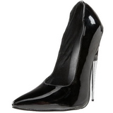 Black Shiny 15 cm SCREAM-01 Fetish Pumps Women Shoes