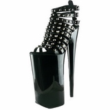 Black Shiny 25,5 cm Pleaser BEYOND-093 High Heels Platform